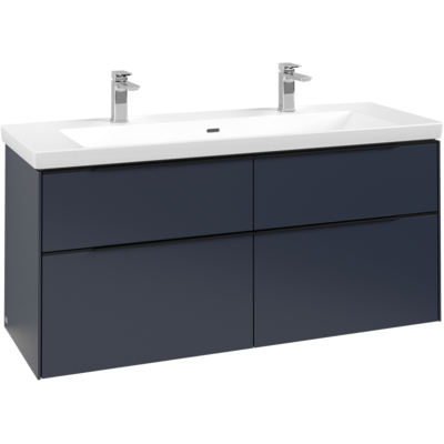 Villeroy & Boch Subway 3.0 Waschbeckenunterschrank - Marineblau - SoftClosing, Dimmbares LED Villeroy & Boch Subway 3.0 Waschbeckenunterschrank - Marineblau - SoftClosing, Dimmbares LED