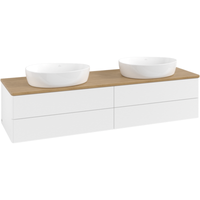 Villeroy & Boch Antao Waschtischunterschrank - 4 Schubladen, Wandmontage, 160x36x50 cm Villeroy & Boch Antao Waschtischunterschrank - 4 Schubladen, Wandmontage, 160x36x50 cm