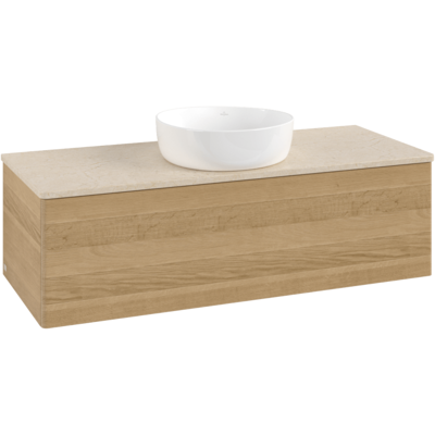 Villeroy & Boch Antao Waschtischunterschrank - 120x36 cm, Naturholz, Wandmontage Villeroy & Boch Antao Waschtischunterschrank - 120x36 cm, Naturholz, Wandmontage