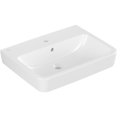 Villeroy & Boch Wandwaschbecken 600x460mm, Oval, 3-Loch, Überlauf - Badewanne Villeroy & Boch Wandwaschbecken 600x460mm, Oval, 3-Loch, Überlauf - Badewanne