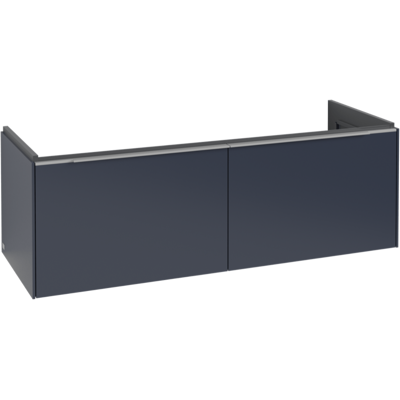 Villeroy und Boch Subway 3.0 Waschtisch-Unterschrank C567L0VQ 127,2x42,9x47,8cm, mit LED/Griff Aluminium glänzend, marine blue Villeroy und Boch Subway 3.0 Waschtisch-Unterschrank C567L0VQ 127,2x42,9x47,8cm, mit LED/Griff Aluminium glänzend, marine blue