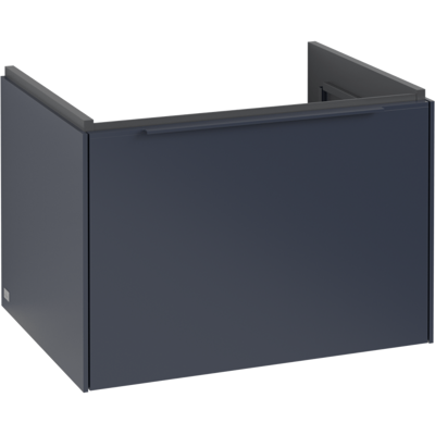 Villeroy und Boch Subway 3.0 Waschtisch-Unterschrank C575L2VQ 62,2x42,9x47,8cm, mit LED/Griff monochrom, marine blue Villeroy und Boch Subway 3.0 Waschtisch-Unterschrank C575L2VQ 62,2x42,9x47,8cm, mit LED/Griff monochrom, marine blue