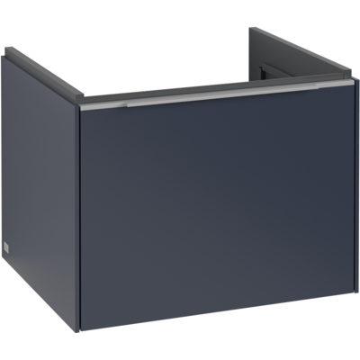 Villeroy und Boch Subway 3.0 Waschtisch-Unterschrank C577L0VQ 57,2x42,9x47,8cm, mit LED/Griff Aluminium glänzend, marine blue Villeroy und Boch Subway 3.0 Waschtisch-Unterschrank C577L0VQ 57,2x42,9x47,8cm, mit LED/Griff Aluminium glänzend, marine blue