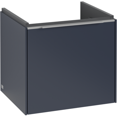Villeroy und Boch Subway 3.0 Waschtisch-Unterschrank C580L0VQ 47,3x42,9x40,75cm, mit LED/Griff Aluminium glänzend, marine blue Villeroy und Boch Subway 3.0 Waschtisch-Unterschrank C580L0VQ 47,3x42,9x40,75cm, mit LED/Griff Aluminium glänzend, marine blue