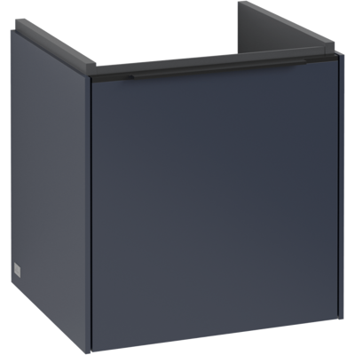 Villeroy und Boch Subway 3.0 Waschtisch-Unterschrank C58201VQ 42,3x42,9x37,75cm, Schanier rechts/Griff Volcano black, marine blue Villeroy und Boch Subway 3.0 Waschtisch-Unterschrank C58201VQ 42,3x42,9x37,75cm, Schanier rechts/Griff Volcano black, marine blue