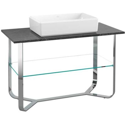 Villeroy und Boch Villeroy & Boch Antheus Mamorplatte mit Gestell B06400RP, 120x75x57cm, Nero Marquina Villeroy und Boch Villeroy & Boch Antheus Mamorplatte mit Gestell B06400RP, 120x75x57cm, Nero Marquina