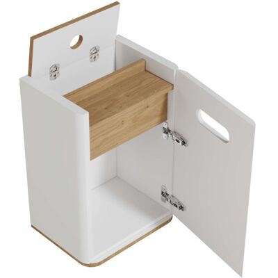 Vitra Sento Badschrank - Türanschlag rechts - Weiß Matt - 60876 Vitra Sento Badschrank - Türanschlag rechts - Weiß Matt - 60876
