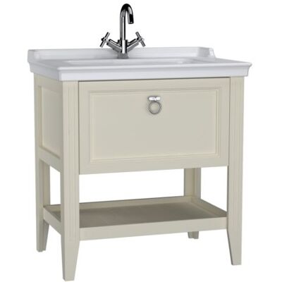 VitrA Valarte Badezimmermöbel-Set - Weiß & Elfenbein, 79,5cm VitrA Valarte Badezimmermöbel-Set - Weiß & Elfenbein, 79,5cm