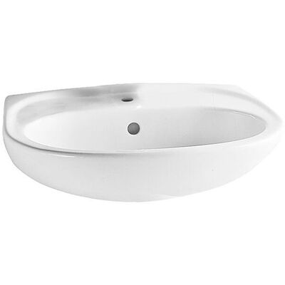 Vitra Normus Waschbecken - 5079L003 - Weiß - 1 Hahnloch Vitra Normus Waschbecken - 5079L003 - Weiß - 1 Hahnloch