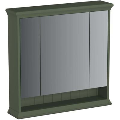 Vitra Valarte LED-Spiegelschrank - 3 Türen - Vintage grün - LED-Beleuchtung Vitra Valarte LED-Spiegelschrank - 3 Türen - Vintage grün - LED-Beleuchtung