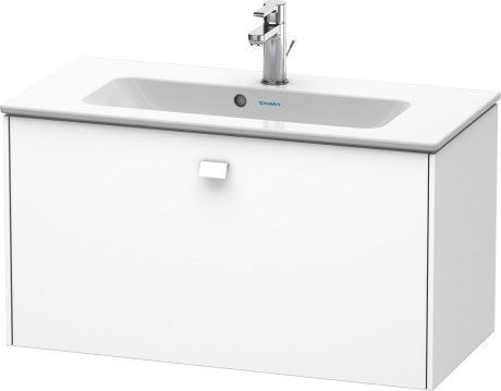 Duravit Brioso Waschtischunterbau BR401101818 820x389mm, Weiß Matt, 1 Auszug