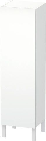 Duravit L-Cube Halbhochschrank LC1178L1818 40x36,3x132cm, Tür links, weiß matt