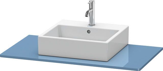 Duravit XSquare Konsole XS060E04747 100x55cm, mit 1 Ausschnitt, Stone Blue hochglanz