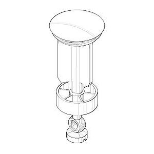 Dornbracht Stopfen Ablaufgarnitur 90312000900-08 platin