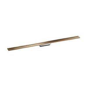 Hansgrohe Drain Duschrinne 42524140 1200mm, Fertigset, frei im Raum, brushed bronze