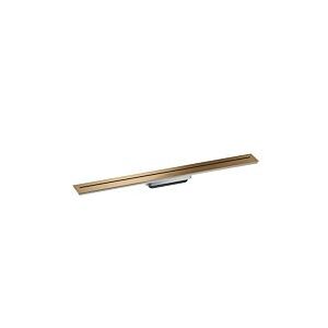 Hansgrohe Drain Duschrinne 42526140 800mm, Fertigset, zur Wandmontage, brushed bronze