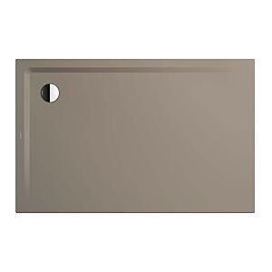 Kaldewei Superplan Duschwanne 384947980671 90x100x2,5cm, Träger flach, ohne Effekt/Antislip, warm grey60