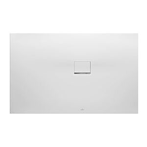 Villeroy und Boch Villeroy & Boch Squaro Infinity Duschwanne   UDQ1790SQI2RV1S, 170 x 90 x 4 cm, anthrazit