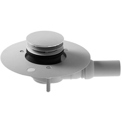 Duravit Ablaufgarnitur Abg. waagerecht, chrom, für bodenbündige Duschen Duravit Ablaufgarnitur Abg. waagerecht, chrom, für bodenbündige Duschen