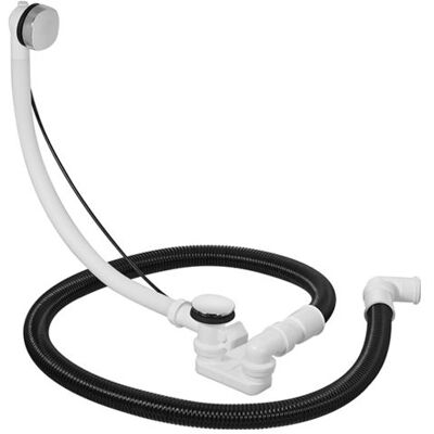 Duravit D.2 Chrom Badewannenablauf und Überlauf Duravit D.2 Chrom Badewannenablauf und Überlauf