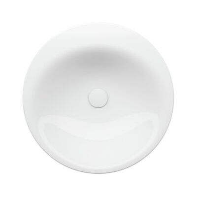 BetteLux Oval Einbauwaschtisch - Ohne Hahnloch, 50x50cm, Weiß, GlasurPlus BetteLux Oval Einbauwaschtisch - Ohne Hahnloch, 50x50cm, Weiß, GlasurPlus