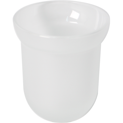 Bravat Ersatz Tropfschale 119201 für WC-Garnitur, Glas satiniert Bravat Ersatz Tropfschale 119201 für WC-Garnitur, Glas satiniert