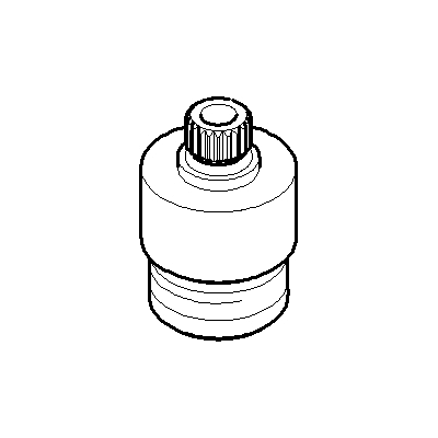 Dornbracht 081797511 Griff - Ø 18 x 27 mm - Chrom Dornbracht 081797511 Griff - Ø 18 x 27 mm - Chrom
