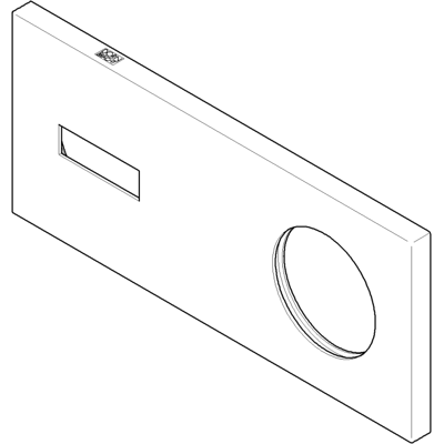Dornbracht Wandabdeckung - Chrom Dornbracht Wandabdeckung - Chrom