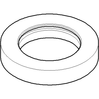 Dornbracht Rosette 55mm gebürstet Platin - Rosette/Teil Dornbracht Rosette 55mm gebürstet Platin - Rosette/Teil