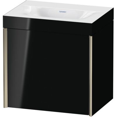 Duravit Schwarz Hochglanz Wandmontage Waschbecken & Unterschrank - XViu Duravit Schwarz Hochglanz Wandmontage Waschbecken & Unterschrank - XViu