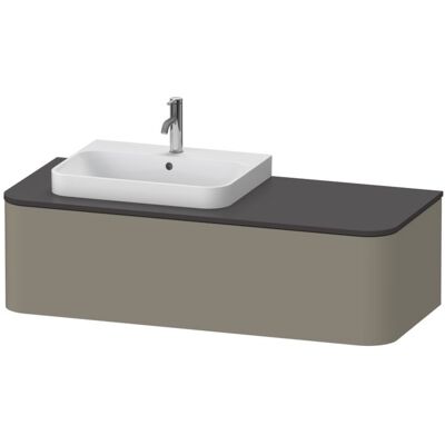 Duravit Wandmontierter Waschtischunterbau, 1300x550 mm, Steingrau Duravit Wandmontierter Waschtischunterbau, 1300x550 mm, Steingrau