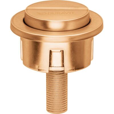Duravit Drücker Spülkästen 0074610400 135x115 mm, 2-Mengen Spülkasten, Bronze brushed Duravit Drücker Spülkästen 0074610400 135x115 mm, 2-Mengen Spülkasten, Bronze brushed