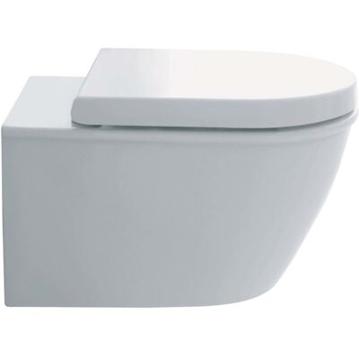 Duravit Modell 254909 - Kompaktes Wand-WC mit Wondergliss Duravit Modell 254909 - Kompaktes Wand-WC mit Wondergliss