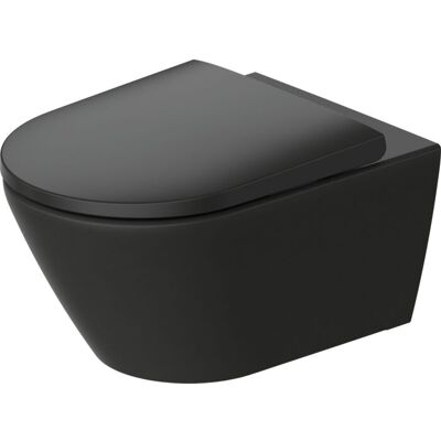 Duravit D-Neo Wand-Tiefspül-WC 257709AD00 37x54cm, 4,5 l, Rimless, anthrazit matt Duravit D-Neo Wand-Tiefspül-WC 257709AD00 37x54cm, 4,5 l, Rimless, anthrazit matt