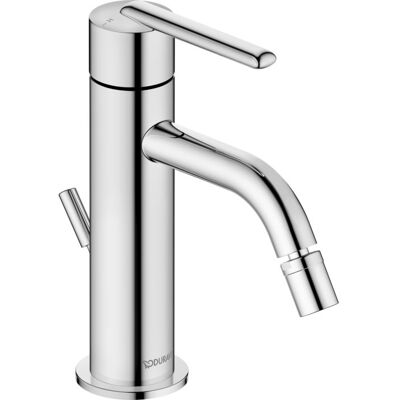 Duravit Balcoon Bidetarmatur BA2400001010 Ausladung 119mm, mit Zugstange Ablaufgarnitur, chrom Hochglanz Duravit Balcoon Bidetarmatur BA2400001010 Ausladung 119mm, mit Zugstange Ablaufgarnitur, chrom Hochglanz