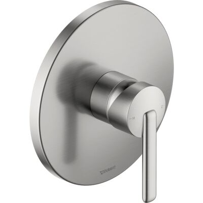 Duravit Balcoon Fertigmontageset BA4210010070 Unterputz-Brausearmatur, 1 Verbraucher, rund, Edelstahl gebürstet Duravit Balcoon Fertigmontageset BA4210010070 Unterputz-Brausearmatur, 1 Verbraucher, rund, Edelstahl gebürstet