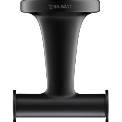 Duravit Starck T Handtuchhaken 0099304600 schwarz matt, doppelt Duravit Starck T Handtuchhaken 0099304600 schwarz matt, doppelt