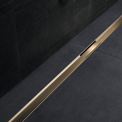 Geberit CleanLine 80 Duschrinne 154442391 30-110 x 4,4 cm, Champagne, bodeneben Geberit CleanLine 80 Duschrinne 154442391 30-110 x 4,4 cm, Champagne, bodeneben