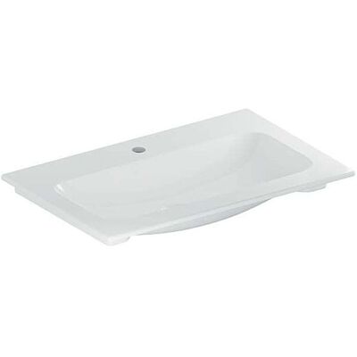 Geberit iCon Light Waschbecken - 75x48cm, Mittiges Hahnloch, Ohne Überlauf Geberit iCon Light Waschbecken - 75x48cm, Mittiges Hahnloch, Ohne Überlauf