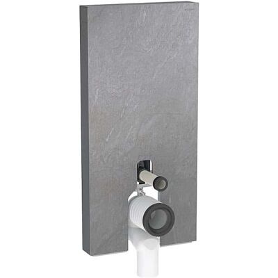 Geberit Monolith Plus Sanitärmodul - 101cm, Wasseranschluss seitlich, Schieferoptik Geberit Monolith Plus Sanitärmodul - 101cm, Wasseranschluss seitlich, Schieferoptik