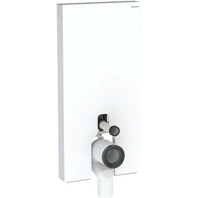Geberit Monolith Stand-WC-Modul 131003SI5 Glas weiß, Bauhöhe 101 cm Geberit Monolith Stand-WC-Modul 131003SI5 Glas weiß, Bauhöhe 101 cm