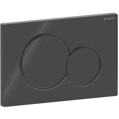 Geberit Sigma 01 Round Betätigungsplatte 115770DW5 schwarz, für 2 Mengen Spülung Geberit Sigma 01 Round Betätigungsplatte 115770DW5 schwarz, für 2 Mengen Spülung