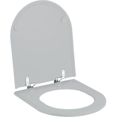 Geberit Manhattan WC-Sitz mit verchromten Scharnieren Geberit Manhattan WC-Sitz mit verchromten Scharnieren