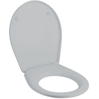 Geberit Renova Nr. 1 WC-Sitz - Manhattan - Abnehmbar, mit Deckel, Edelstahl-Schaniere Geberit Renova Nr. 1 WC-Sitz - Manhattan - Abnehmbar, mit Deckel, Edelstahl-Schaniere