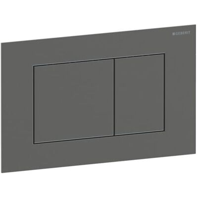Geberit Betätigungsplatte 115629QD1 Square, schwarzchrom / gebürstet, easy-to-clean-beschichtet, für 2-Mengen-Spülung Geberit Betätigungsplatte 115629QD1 Square, schwarzchrom / gebürstet, easy-to-clean-beschichtet, für 2-Mengen-Spülung