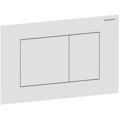 Geberit Sigma 40 Square Betätigungsplatte 115629JT1 Square, weiß matt / easy-to-clean-beschichtet, für 2-Mengen-Spülung, Round Geberit Sigma 40 Square Betätigungsplatte 115629JT1 Square, weiß matt / easy-to-clean-beschichtet, für 2-Mengen-Spülung, Round