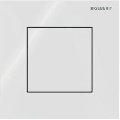 Geberit Typ 40 Urinal-Steuerung 116217SI1 pneumatisch, Square, weiß Geberit Typ 40 Urinal-Steuerung 116217SI1 pneumatisch, Square, weiß