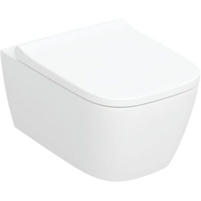 Geberit iCon WC-Set spülrandlos 503162001 WC mit WC-Sitz 35,5 x 53 cm, eckig, TurboFlush, Weiß Geberit iCon WC-Set spülrandlos 503162001 WC mit WC-Sitz 35,5 x 53 cm, eckig, TurboFlush, Weiß