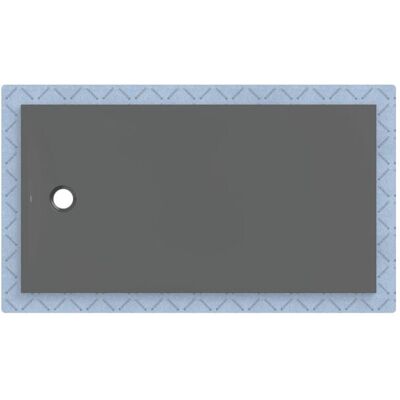Geberit CleanFloor30 Duschfläche 551018DM1 bodeneben, mit Dichtvlies, 90 x 170 cm, graphit / matt Geberit CleanFloor30 Duschfläche 551018DM1 bodeneben, mit Dichtvlies, 90 x 170 cm, graphit / matt