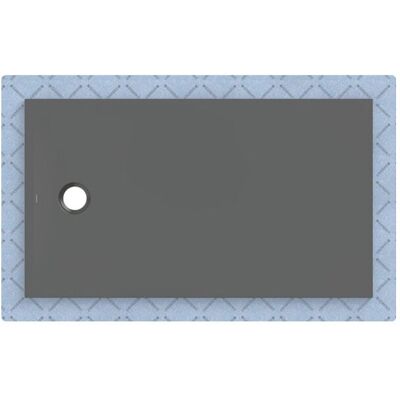 Geberit CleanFloor30 Duschfläche 551007DM1 bodeneben, mit Dichtvlies, 80 x 140 cm, graphit / matt Geberit CleanFloor30 Duschfläche 551007DM1 bodeneben, mit Dichtvlies, 80 x 140 cm, graphit / matt